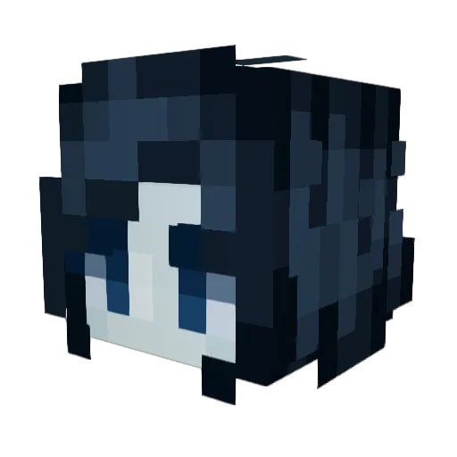 claire_ellen Minecraft avatar head, 3D render