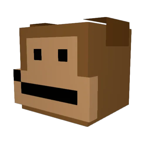 clairofan555 Minecraft avatar head, 3D render