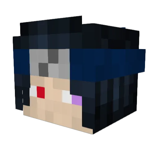 clammy96 Minecraft avatar head, 3D render