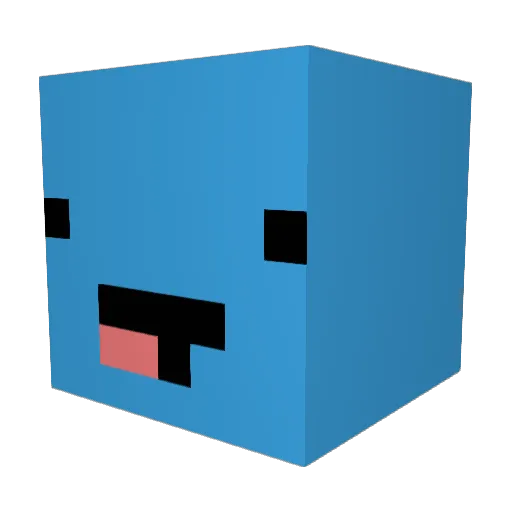 clammybear Minecraft avatar head, 3D render