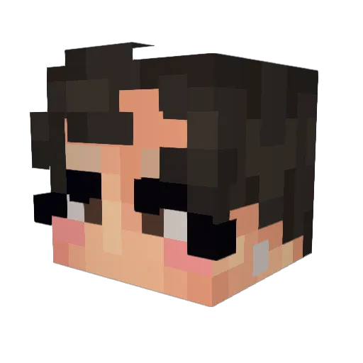 clancybreach Minecraft avatar head, 3D render