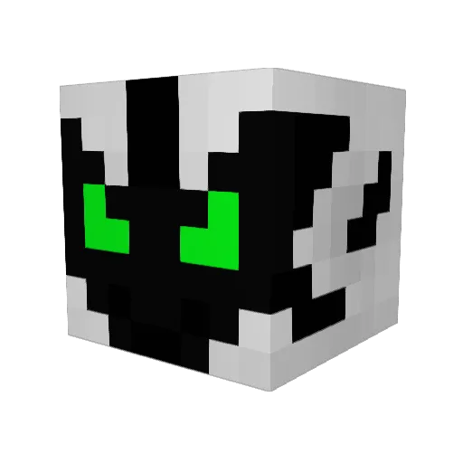clancymasterd1 Minecraft avatar head, 3D render