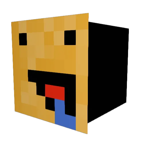 claners7 Minecraft avatar head, 3D render