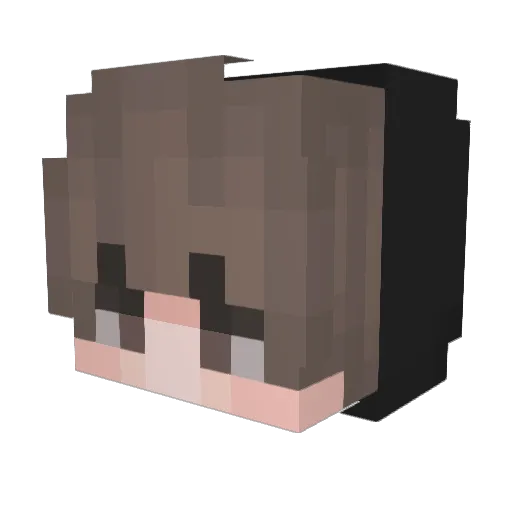 clapp_X Minecraft avatar head, 3D render