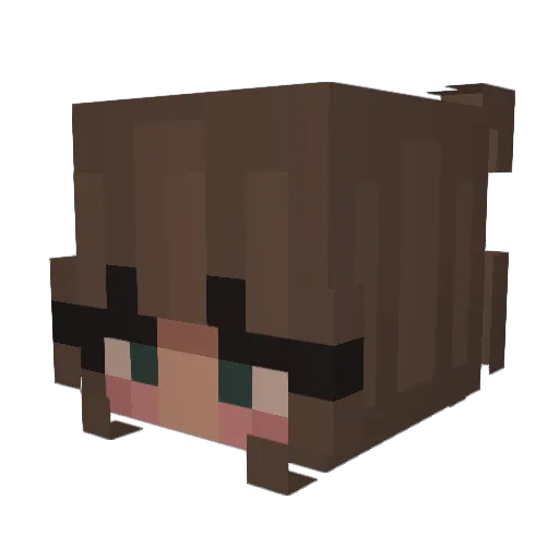 clapper0fcheeks Minecraft avatar head, 3D render