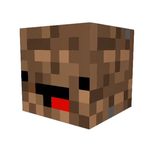 clappiclapp Minecraft avatar head, 3D render