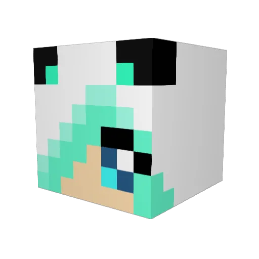 claraoswald001 Minecraft avatar head, 3D render