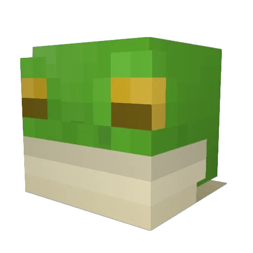 clararaa Minecraft avatar head, 3D render
