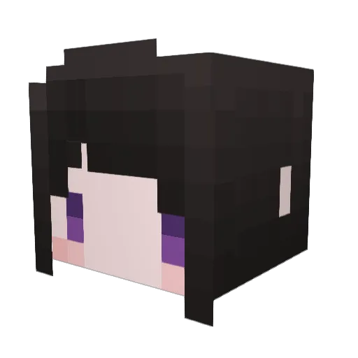 clare1618 Minecraft avatar head, 3D render