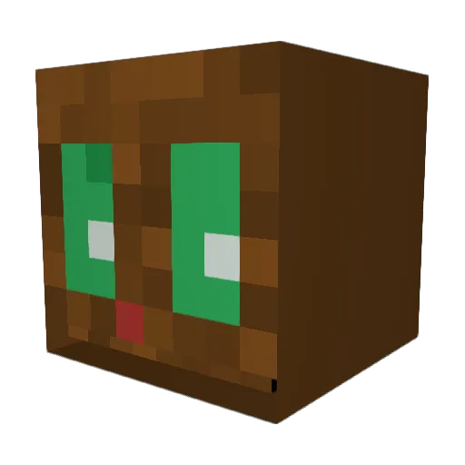 clarkie765 Minecraft avatar head, 3D render