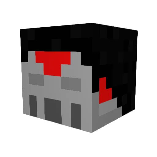 clarkis Minecraft avatar head, 3D render