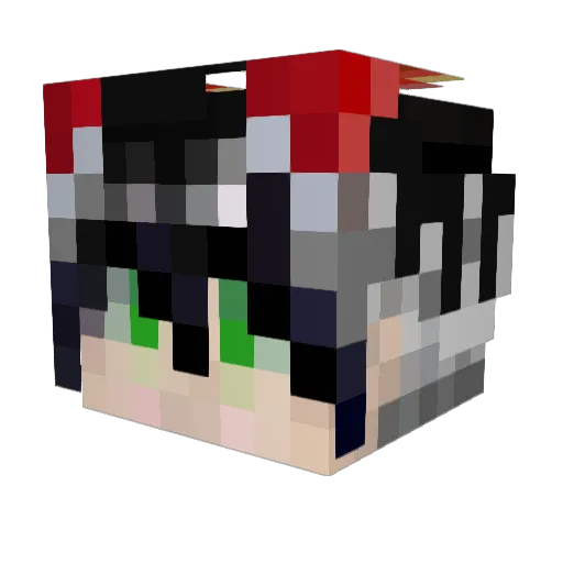 clarkitoi88 Minecraft avatar head, 3D render