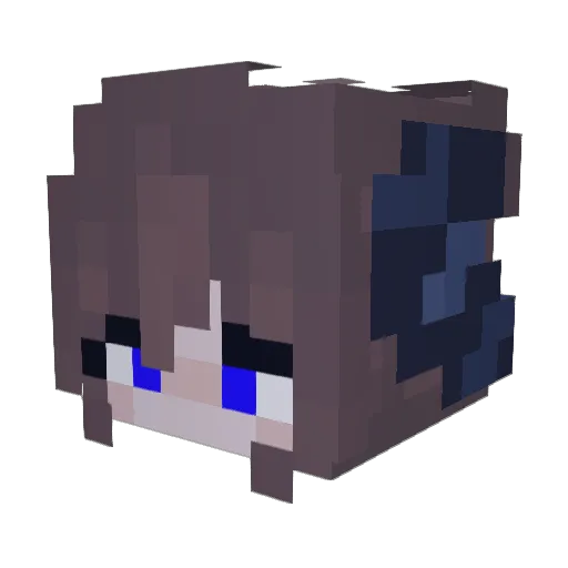 clarkoblarko Minecraft avatar head, 3D render