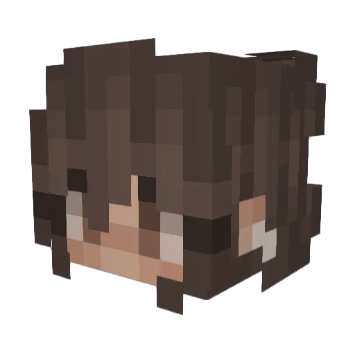 clarymr8 Minecraft avatar head, 3D render