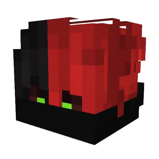 clarynhaa Minecraft avatar head, 3D render
