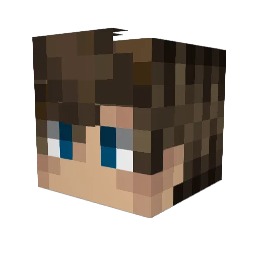 clashjo Minecraft avatar head, 3D render