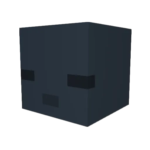 clashpeek Minecraft avatar head, 3D render