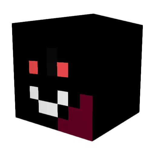 class800 Minecraft avatar head, 3D render