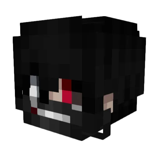 classicLeberkasq Minecraft avatar head, 3D render