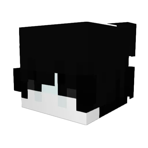 classicfade Minecraft avatar head, 3D render