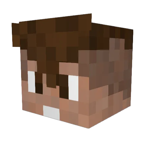 claudio170 Minecraft avatar head, 3D render