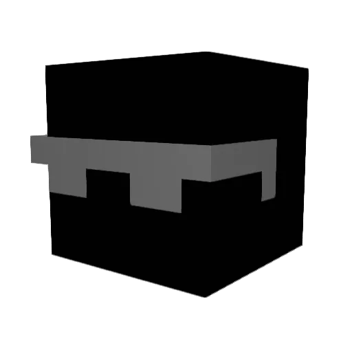 clauhasthickass Minecraft avatar head, 3D render
