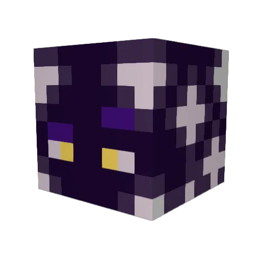 clauler_ Minecraft avatar head, 3D render