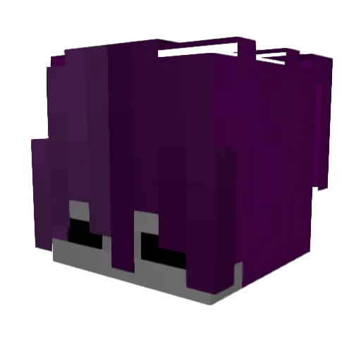 clavzi Minecraft avatar head, 3D render