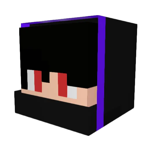 clawRabit Minecraft avatar head, 3D render