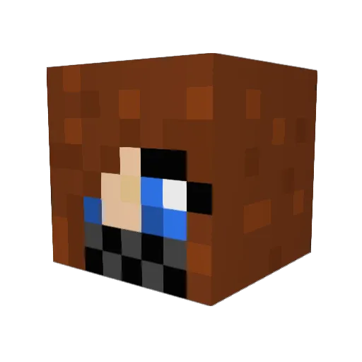 claw_ripper Minecraft avatar head, 3D render
