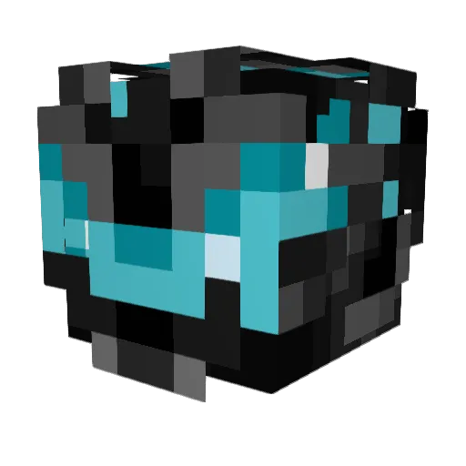 clawedpuma Minecraft avatar head, 3D render