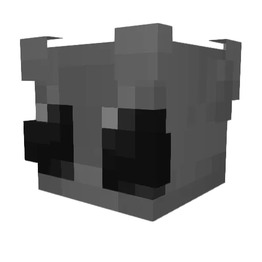 clawy Minecraft avatar head, 3D render