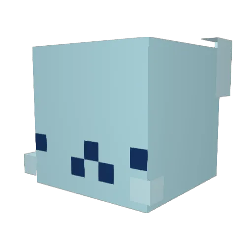claybals Minecraft avatar head, 3D render