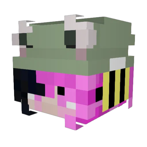 clayscandy Minecraft avatar head, 3D render