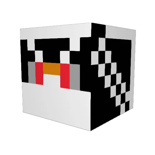 clayton19035 Minecraft avatar head, 3D render