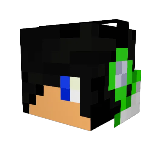 claytonchan004 Minecraft avatar head, 3D render