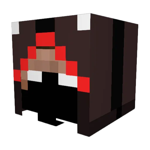 claytonvm Minecraft avatar head, 3D render