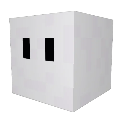 cldzx Minecraft avatar head, 3D render