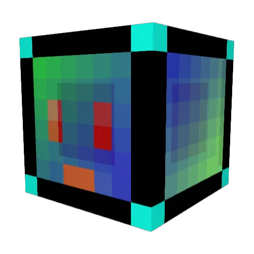 cle_6otti Minecraft avatar head, 3D render