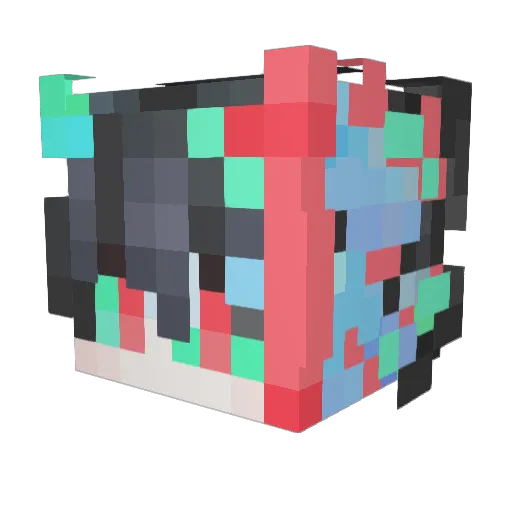 clean_my_diaper Minecraft avatar head, 3D render