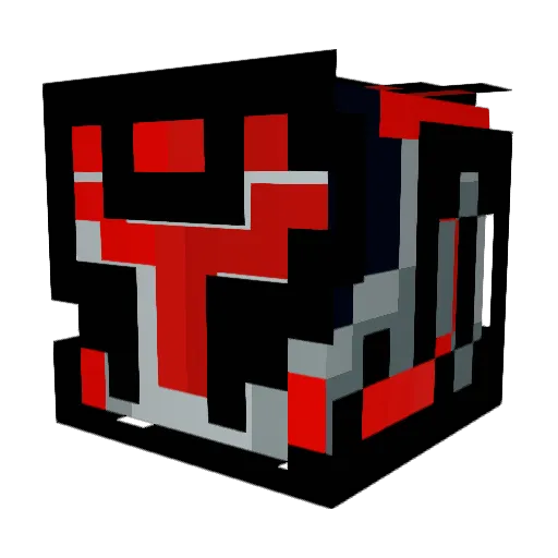 clearscale Minecraft avatar head, 3D render