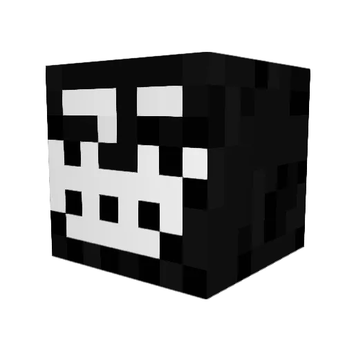 clearym Minecraft avatar head, 3D render