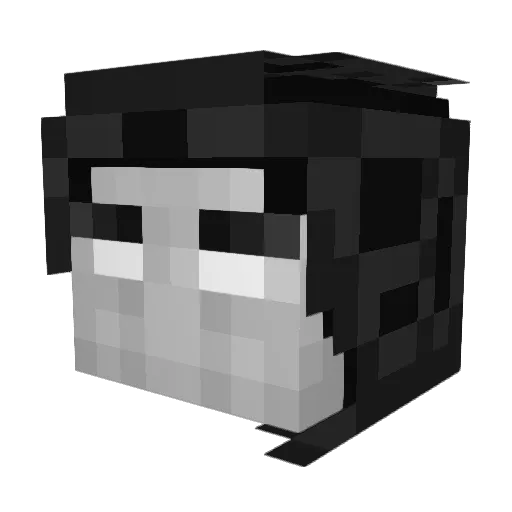 cleembz Minecraft avatar head, 3D render