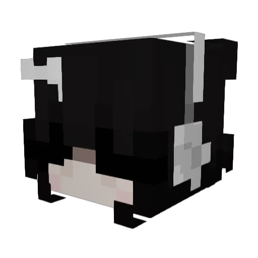 clefairi Minecraft avatar head, 3D render