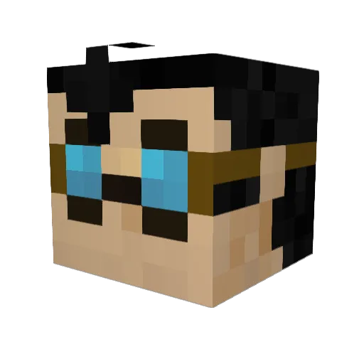 clem377 Minecraft avatar head, 3D render