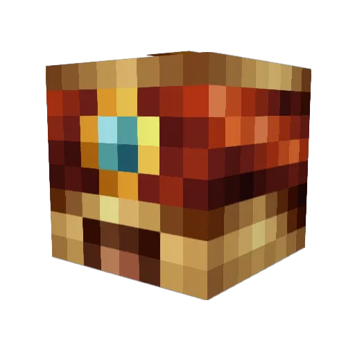 clem93om Minecraft avatar head, 3D render