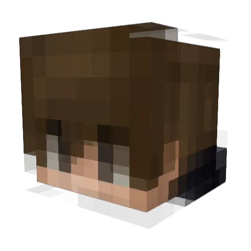clemdebal Minecraft avatar head, 3D render