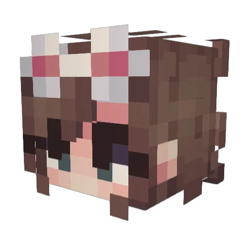 clementyhme Minecraft avatar head, 3D render