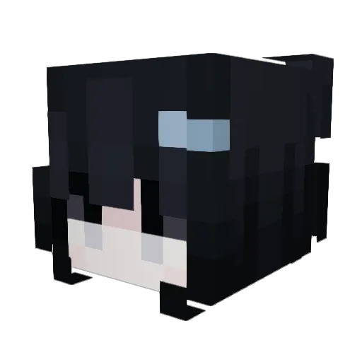clemerit Minecraft avatar head, 3D render