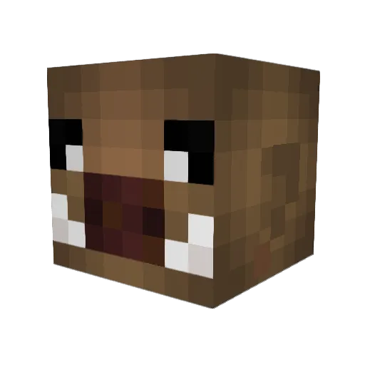 clemgi0 Minecraft avatar head, 3D render